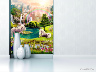 Фотообои Лошади, лес - 1