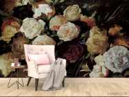 Фотообои Винтажные красивые цветы - 4