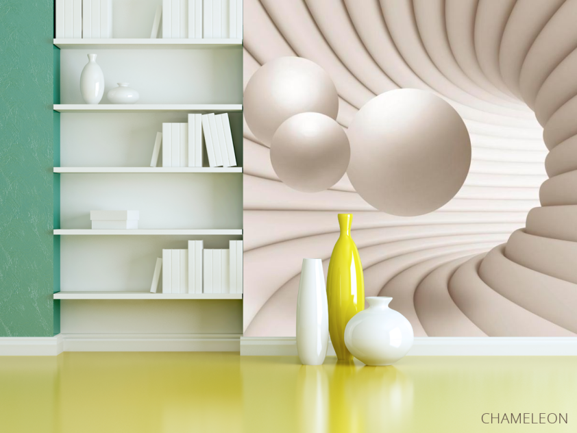 Фотошпалери Стереоскопічні фігури - 3