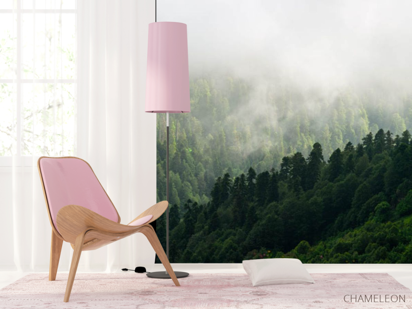 Фотошпалери Вид на туманий ліс - 4