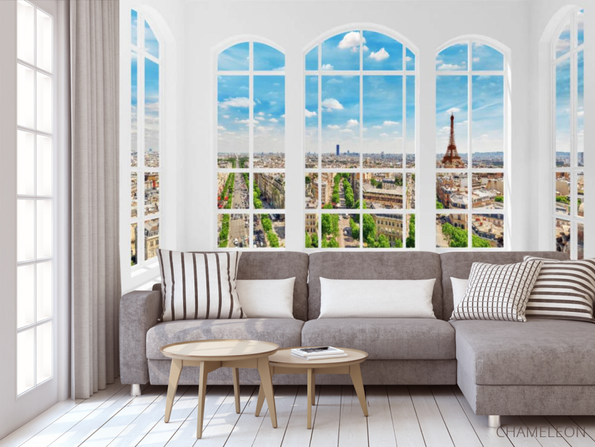 Фотообои Вид из окна на Париж - 3