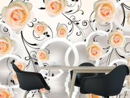 Фотошпалери 3д троянди - 1