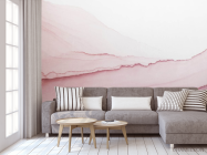 Фотообои Бледно-розовый Fluid art - 3