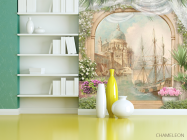 Фотошпалери Арка, клумби, корабель - 3