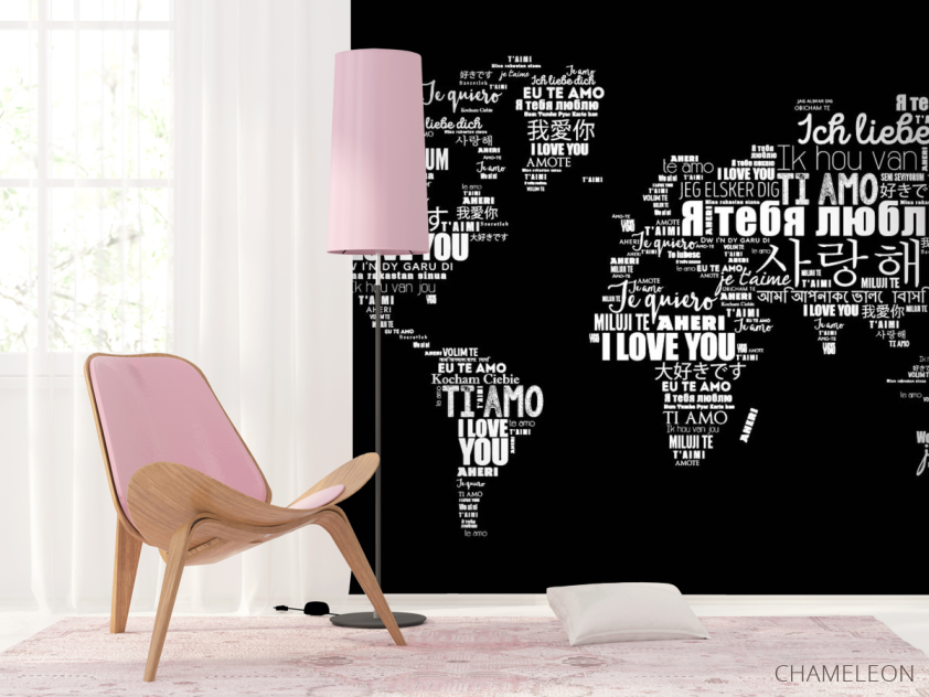 Фотошпалери Чорна карта - 4