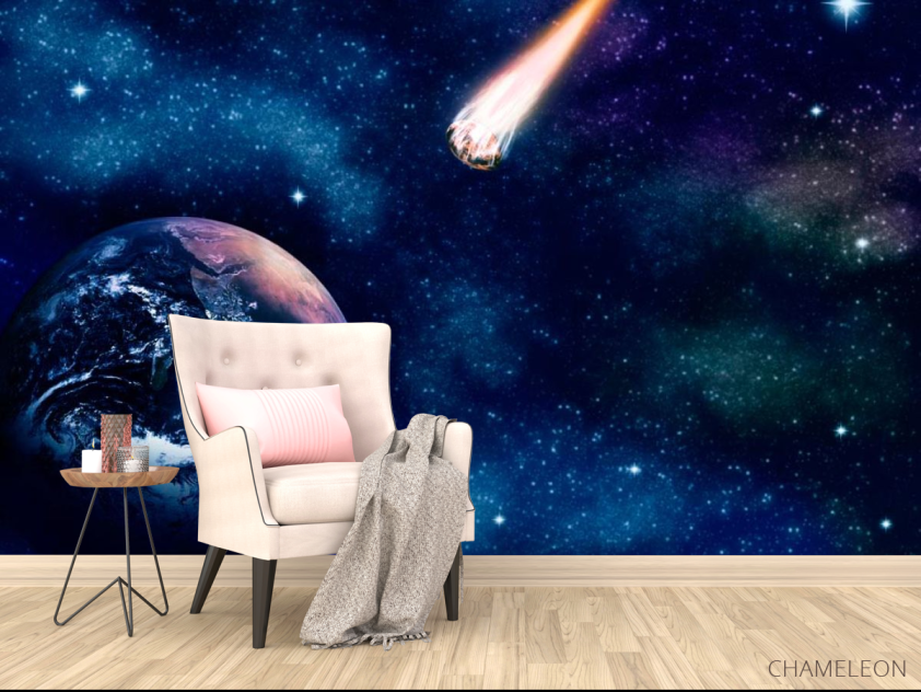 Фотообои Земля и комета - 4