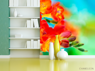 Фотообои Фрезия махровая оранжевая - 3