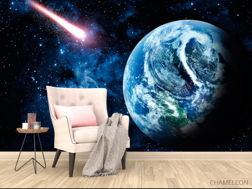 Фотообои Земля и комета - 4