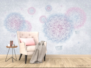 Фотообои Одуванчики фиолетовые - 4