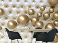 Фотошпалери Золоті кульки - 1