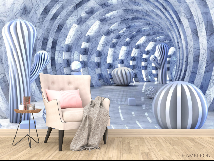 Фотообои Fluid art разноцветный - 4