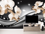 Фотообои 3d орхидеи - 2