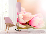 Фотошпалери Рожеві квіти на дереві - 4