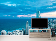 Фотообои Высотки берег моря - 2