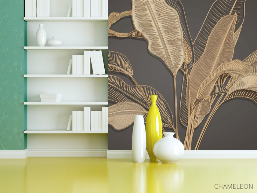 Фотошпалери золоте листя - 3