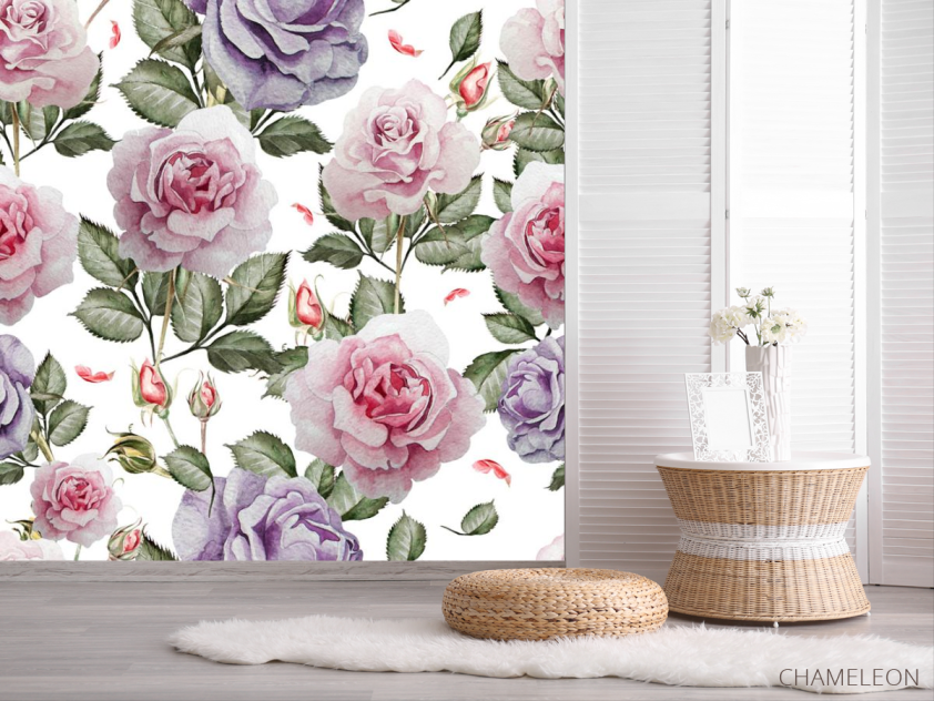 Фотошпалери Патерн з троянд - 2