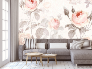 Фотообои Цветы пастель - 3