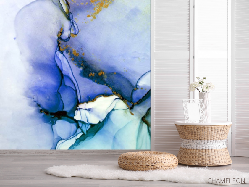 Фотошпалери Fluid art фіолетовий - 2