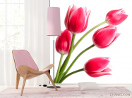 Фотообои Тюльпаны розовые - 4