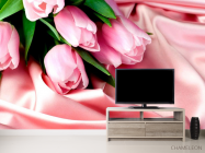 Фотообои Розовые тюльпаны - 2
