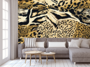 Фотообои Тигровый абстрактный принт - 3