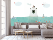 Фотообои Медведь в воде - 3