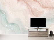 Фотообои флюид и листья - 2