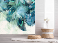 Фотошпалери Сині пір'я - 2