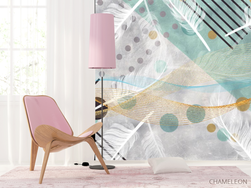 Фотошпалери візерунок в стилі Мемфіс - 4