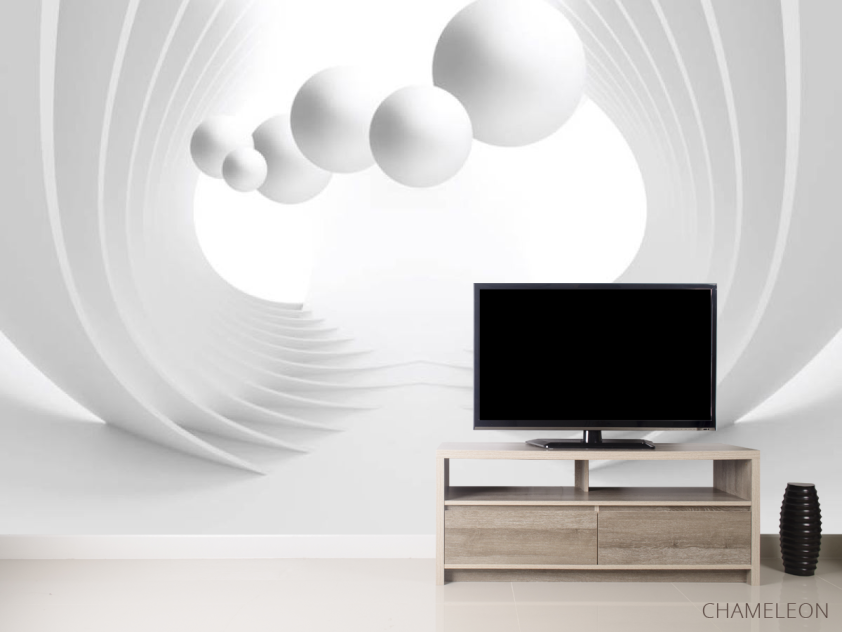 Фотообои 3d шары серые - 2