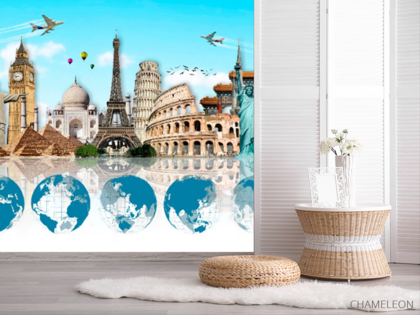 Фотошпалери Пам'ятки для кабінету англійської - 2