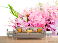 Фотообои Букет с розовыми розами - 1