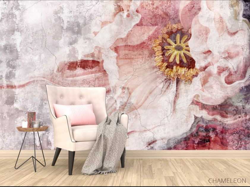 Фотообои Дизайнерский винтажный цветок - 4