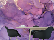 Фотошпалери яскравий фіолетовий fluid art - 1