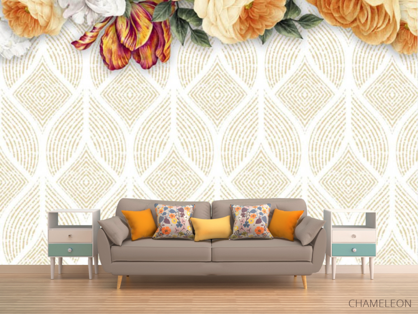 Фотообои цветы и узоры - 1