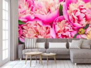 Фотообои Ярко розовые пионы - 3