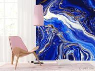 Фотошпалери синяя Абстракція - 4