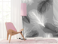 Фотошпалери в стилі Модерн, пір'я - 4