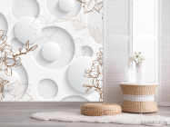 Фотошпалери 3D квіти - 2