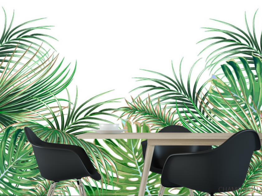 Фотошпалери тропічні листя - 1