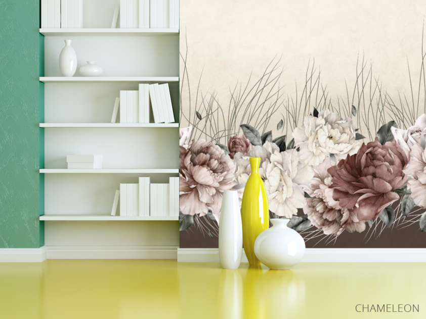 Фотошпалери Дизайнесркие півонії - 3