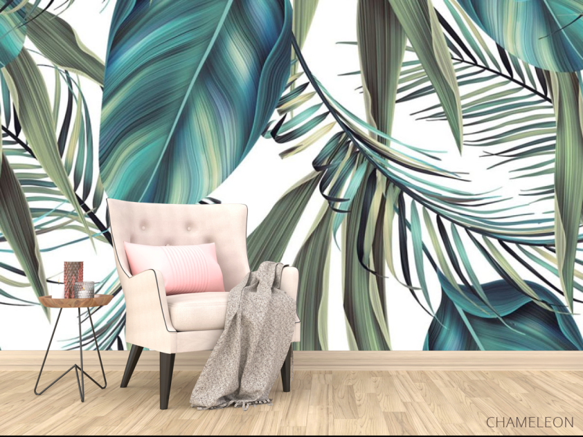 Фотообои Тропические листья паттерн - 4