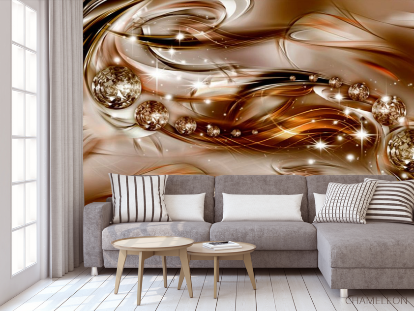 Фотообои Коричневая абстракция - 3