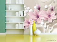 Фотообои 3д магнолии - 3
