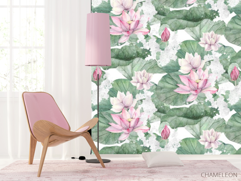 Фотошпалери Дизайнесркие лотоси - 4