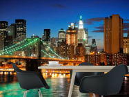 Фотошпалери Міст нічний New York - 1