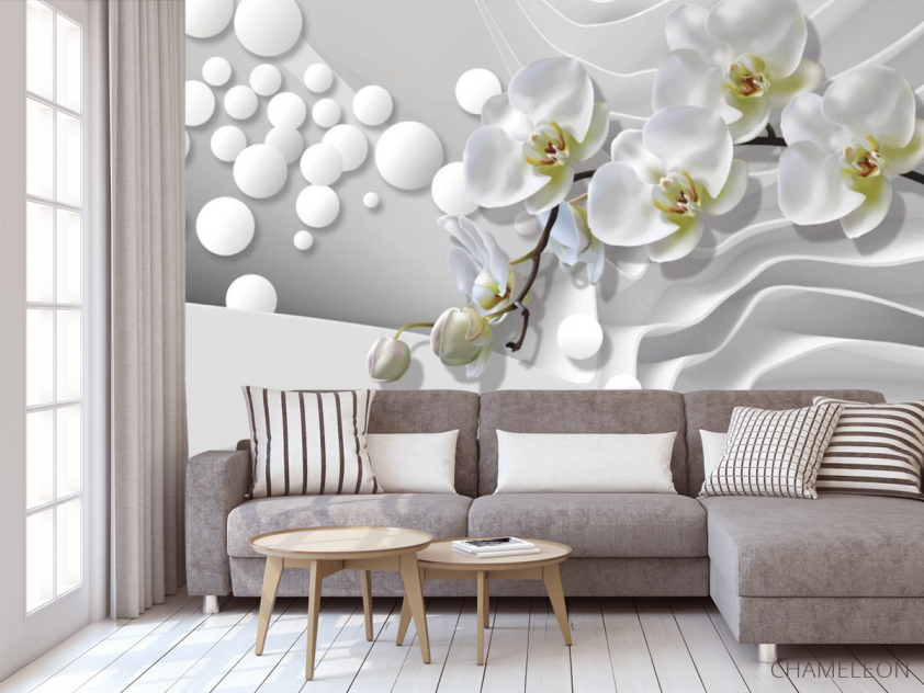 Фотообои 3д орхидеи - 3
