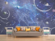 Фотообои Кит и звёдное небо - 1