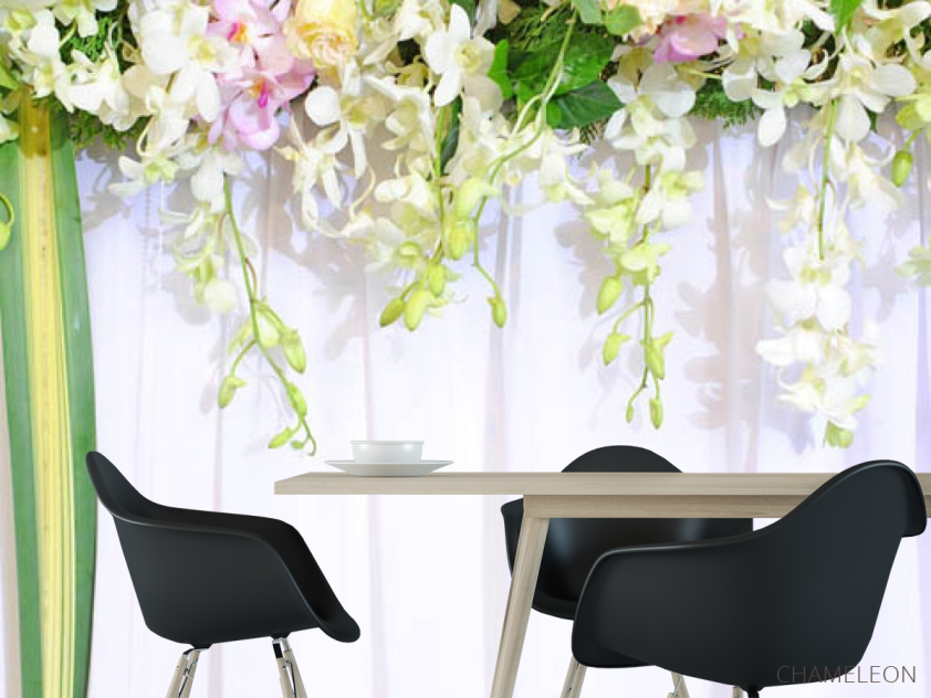 Фотошпалери Квіти зі стелі - 1