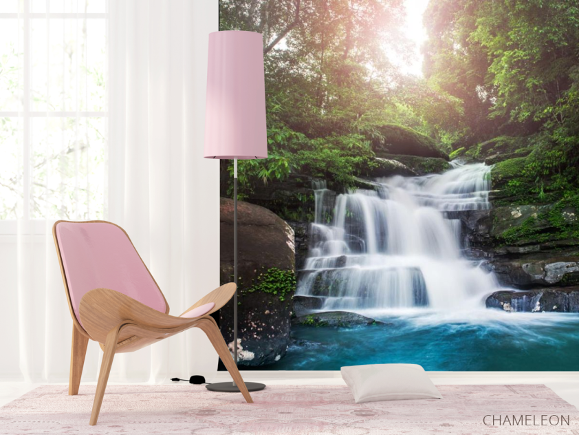 Фотошпалери водоспад кам'яні сходи - 4